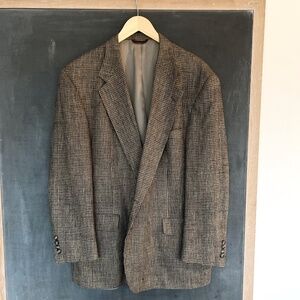 Mens Sport Coat 100% Silk Tweed from Nordstrom 44L CLEARANCE!